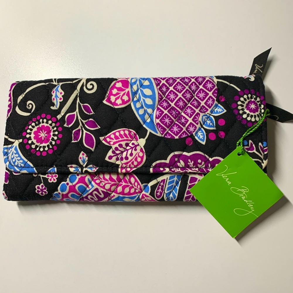Vera Bradley Alpine Floral Trifold Wallet